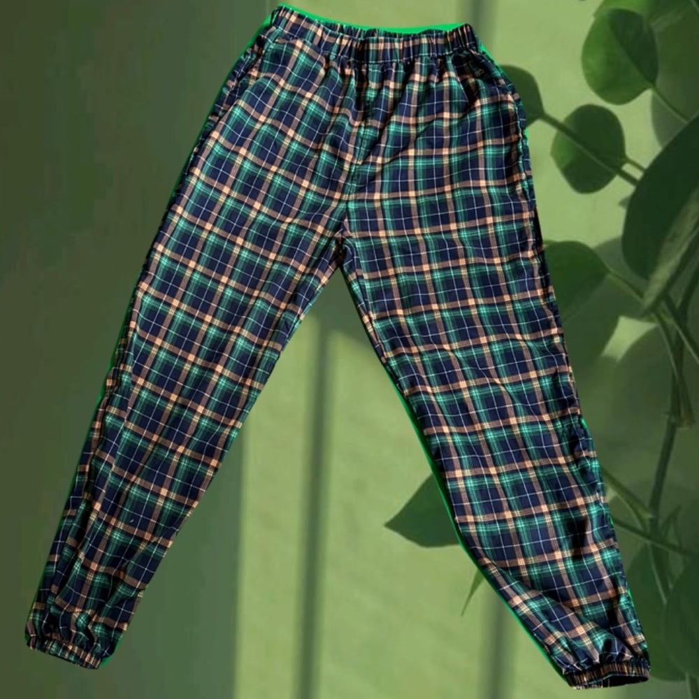 SHEIN plaid pants | Size-M